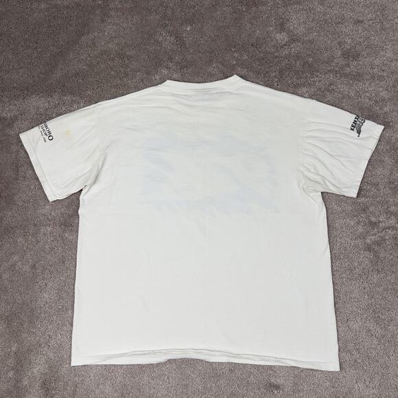 White 97X WXBM 97.1 FM Radio T-shirt Size L Music Oneita - Picture 4 of 6